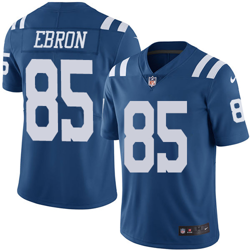 Nike Colts #85 Eric Ebron Royal Blue Men's Stitched NFL Limited Rush Jersey